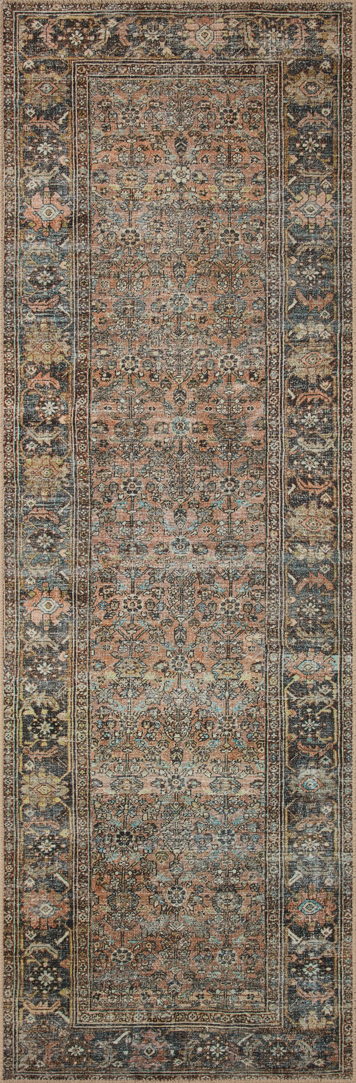 Sandrine Rug in Terracotta/Multi