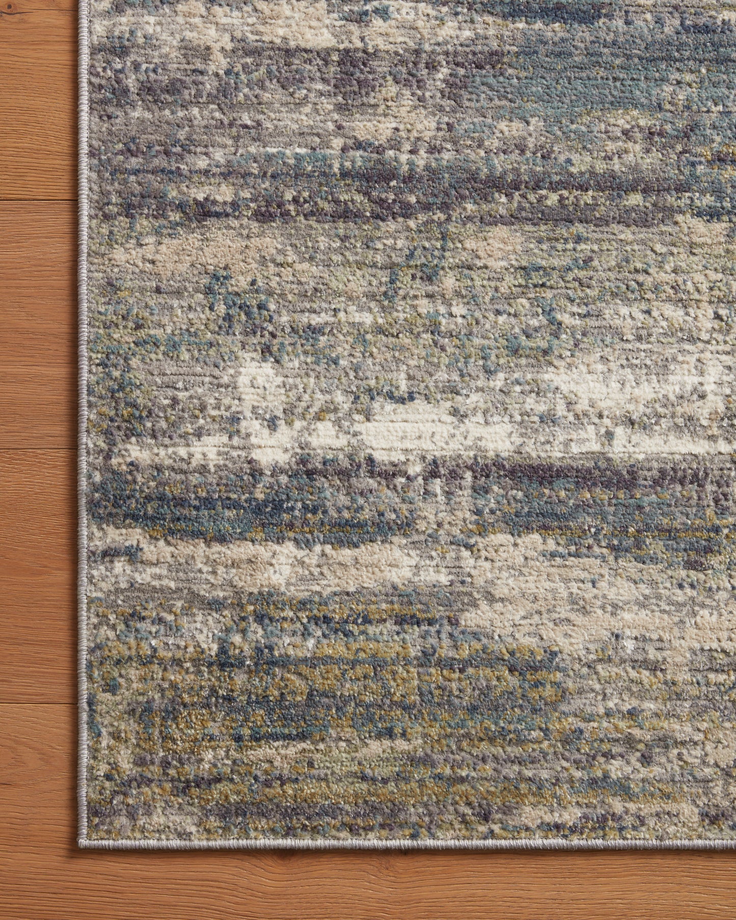 Leighton Rug in Granite/Ocean