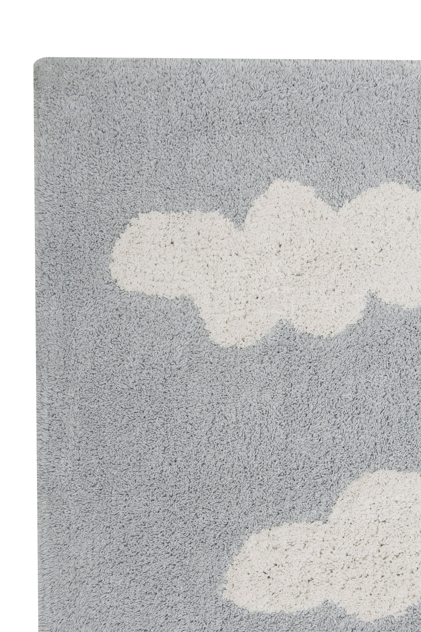 Washable Rug in Clouds Grey