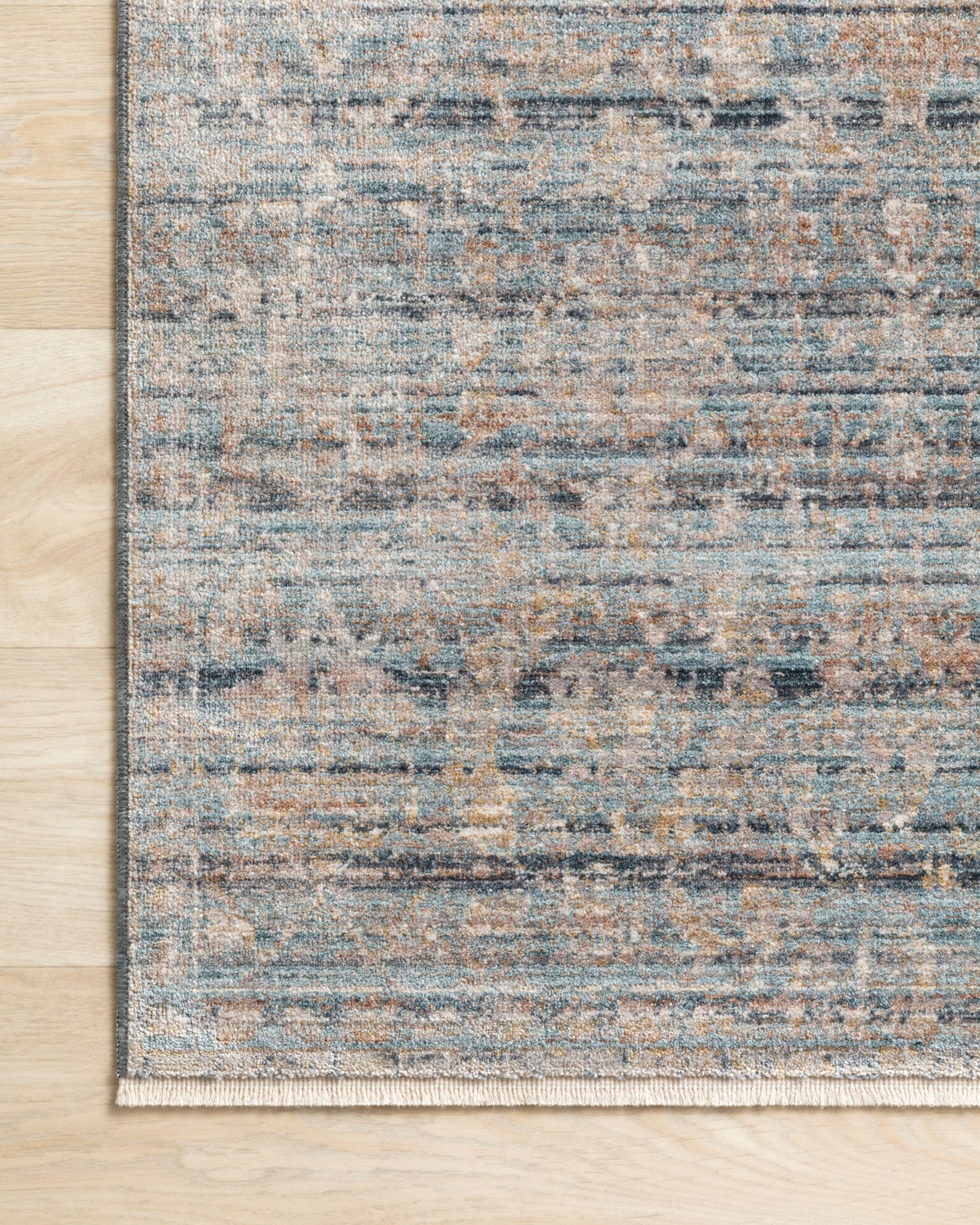 Delphine Rug in Ocean/Gold