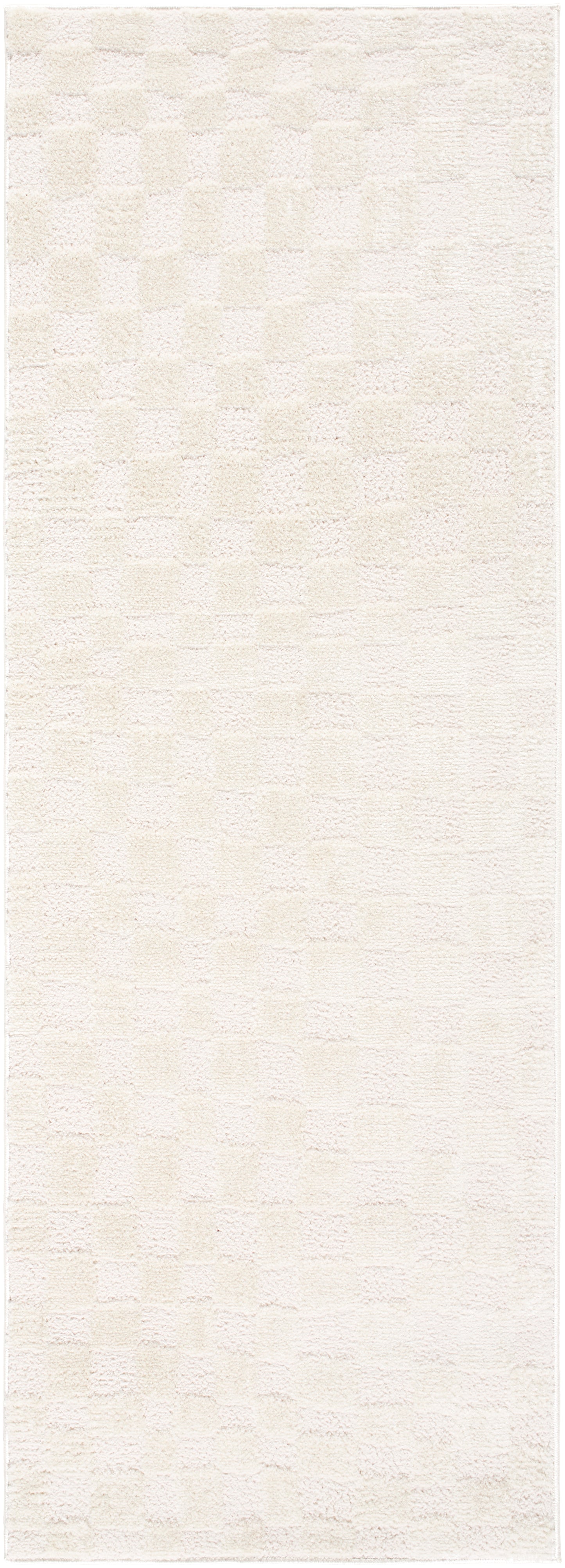 Adler Rug in Ivory Checkerboard