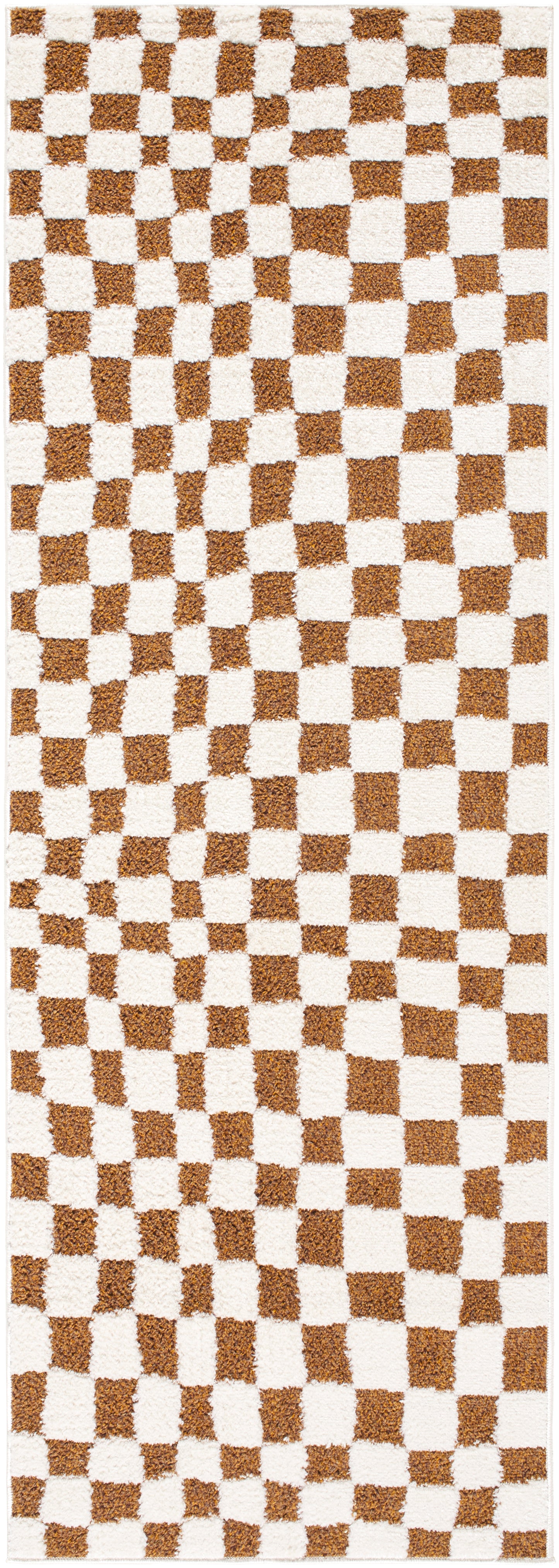 Adler Rug in Checkerboard (Walnut)