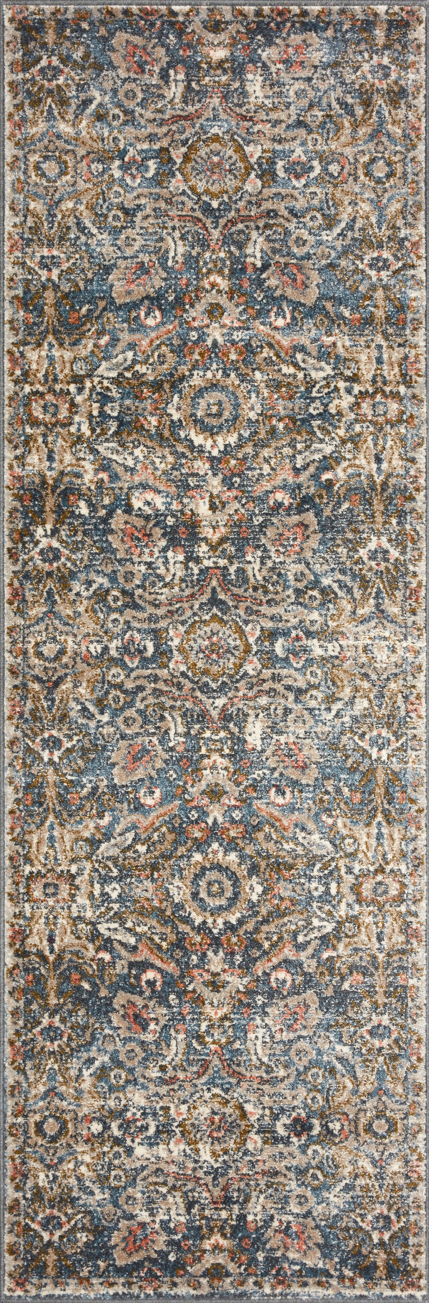 Ingrid Rug in Blue/Sand