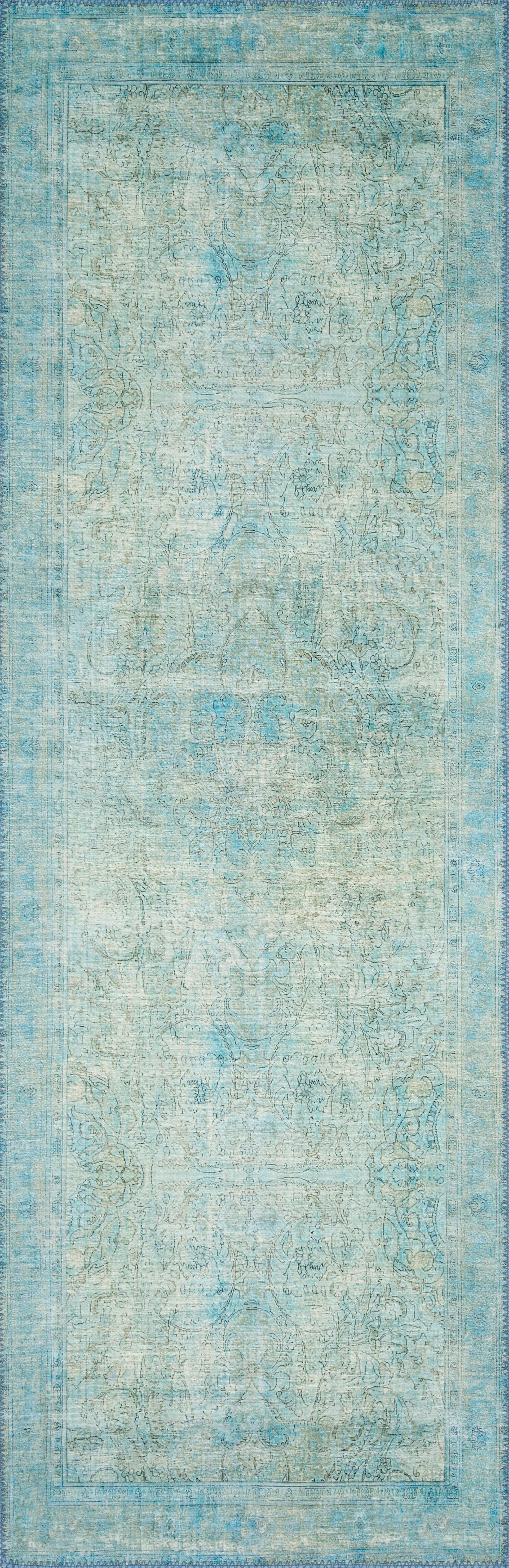 Eleanor Rug in Aqua