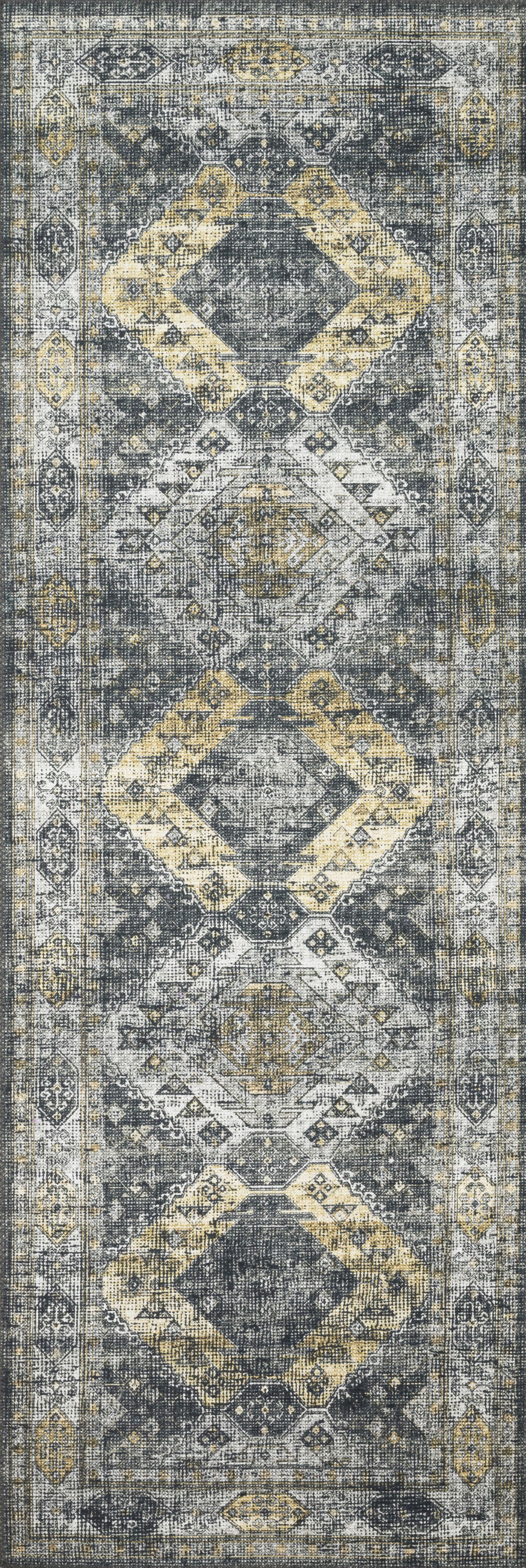 Sophie Rug in Graphite/Silver