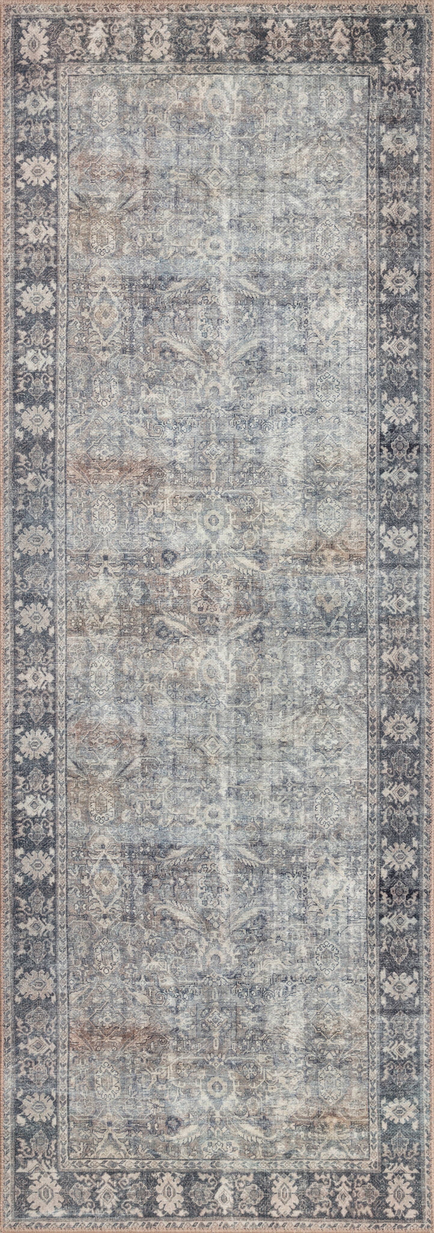 Freya Rug in Grey/Charcoal