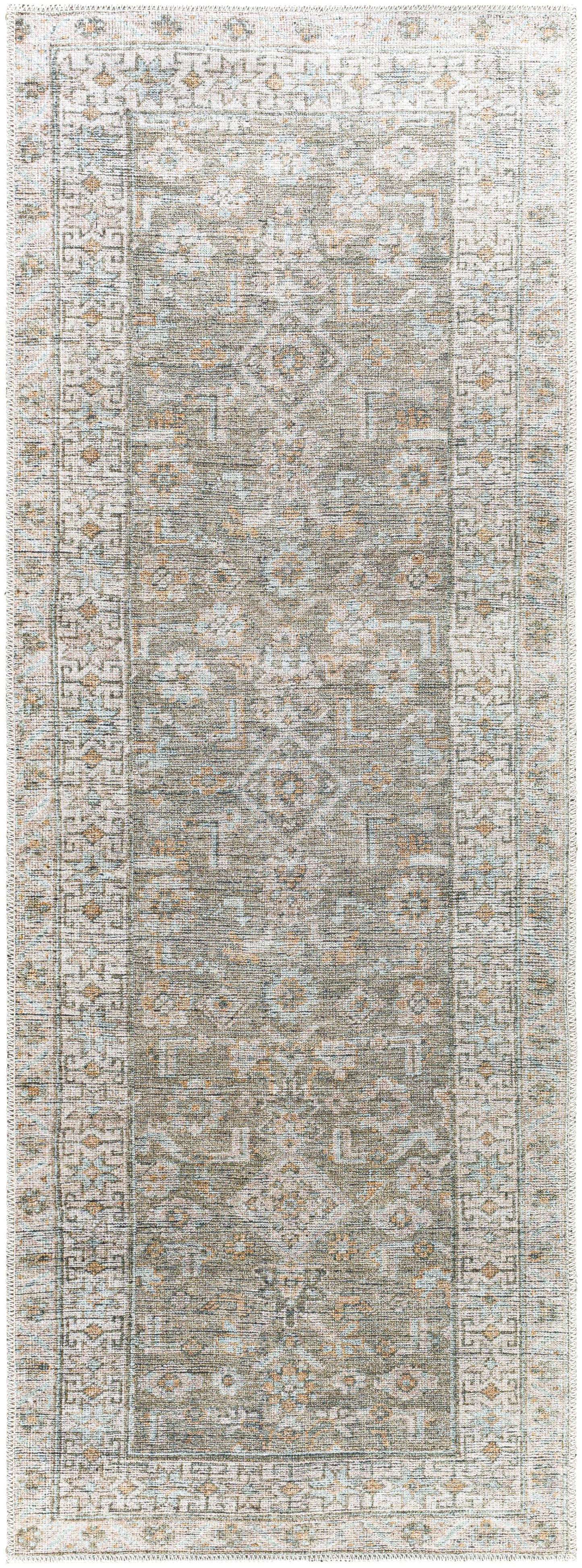 Darling Rug in Olive/Multi