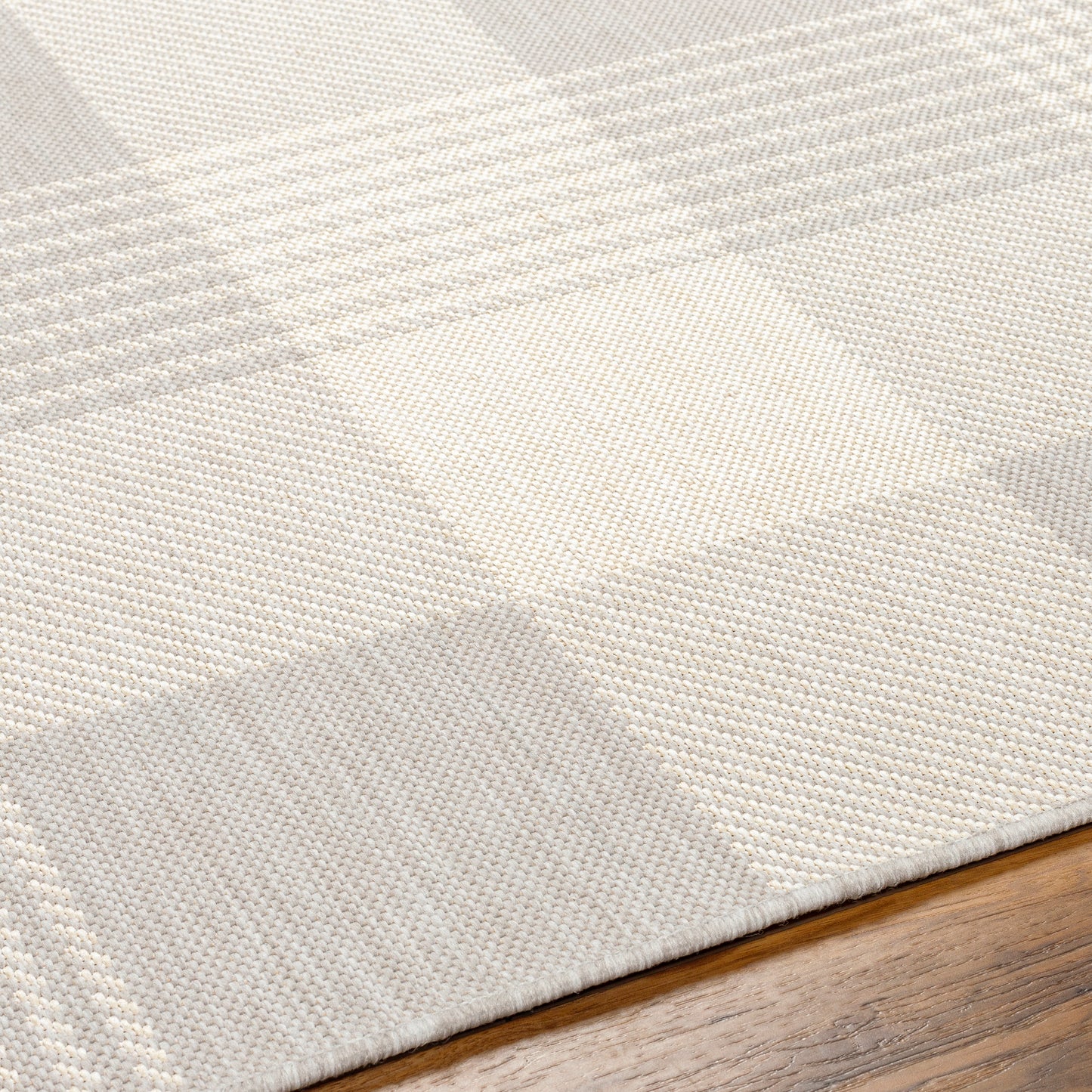 Camden Rug in Gingham Ivory