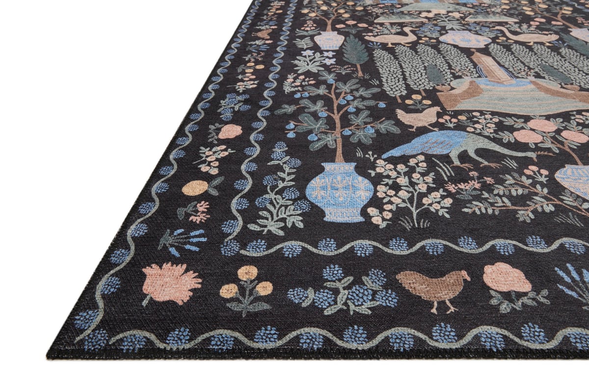 Folklore Rug in Camont Black