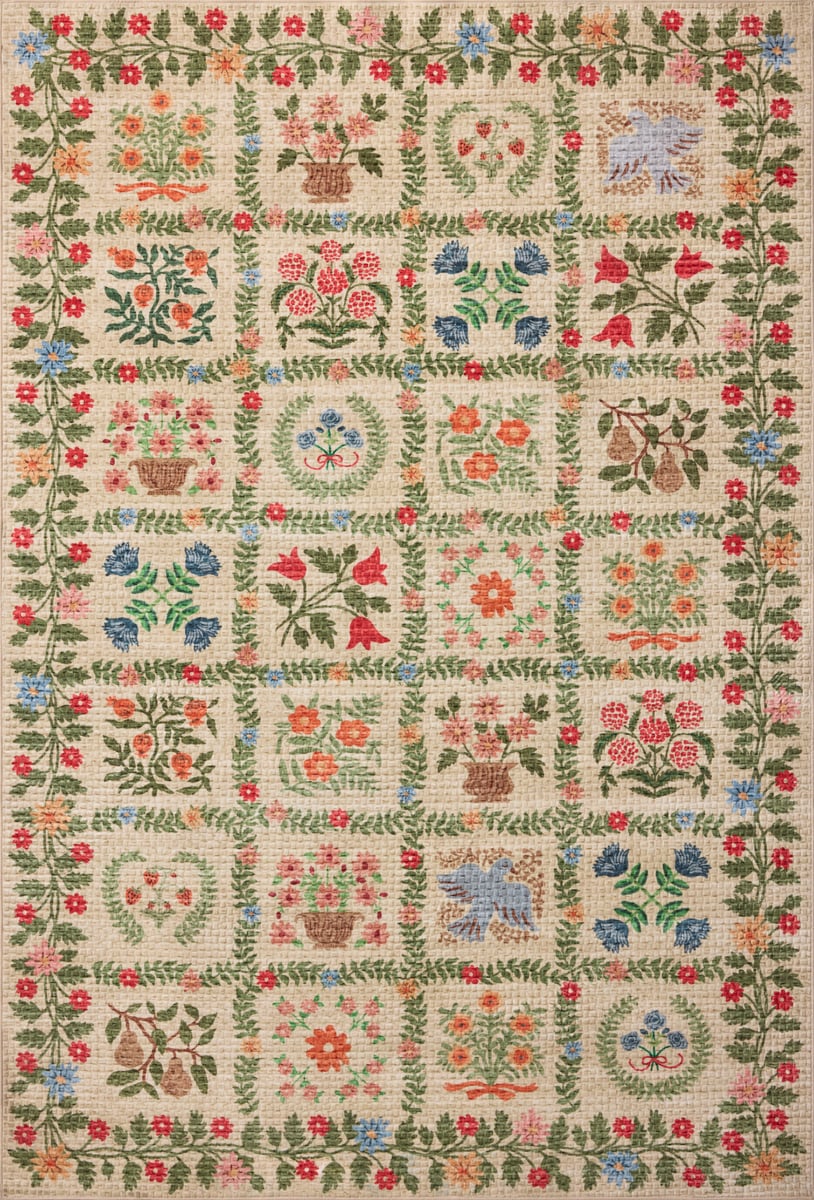 Orchard Rug in Beige/Multi