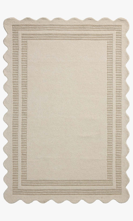 Sloan Rug in Ivory/Grey