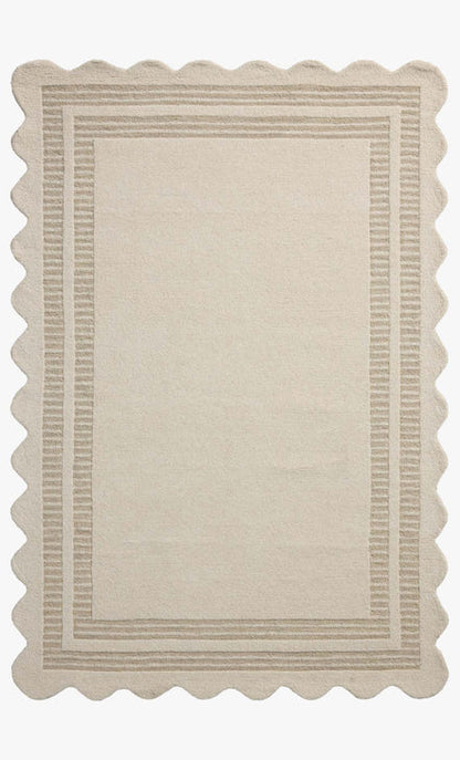 Sloan Rug in Ivory/Grey