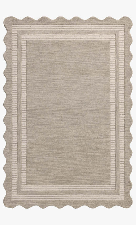 Sloan Rug in Fog/Ivory