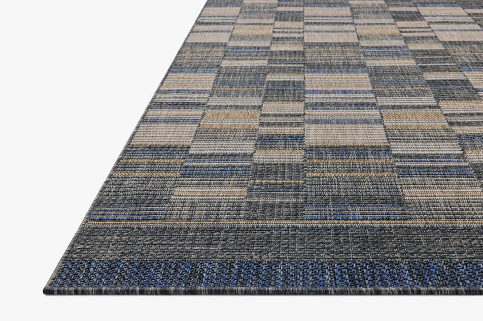Birch Rug in Denim/Gold