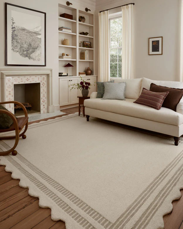 Sloan Rug in Ivory/Grey