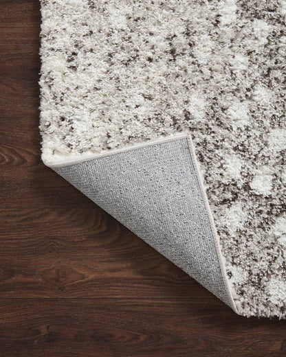 Plume Shag Rug in 01 Grey/White