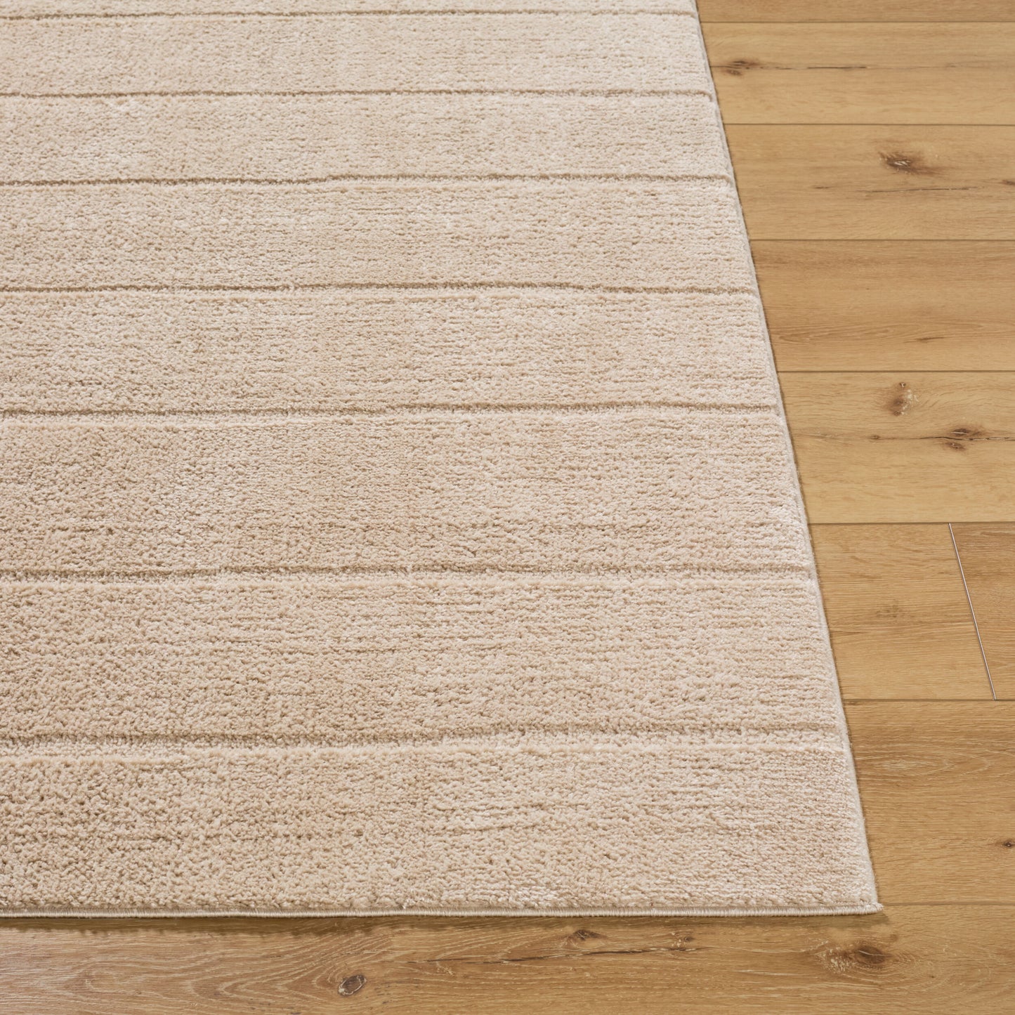 Parker Rug in Beige Stripe