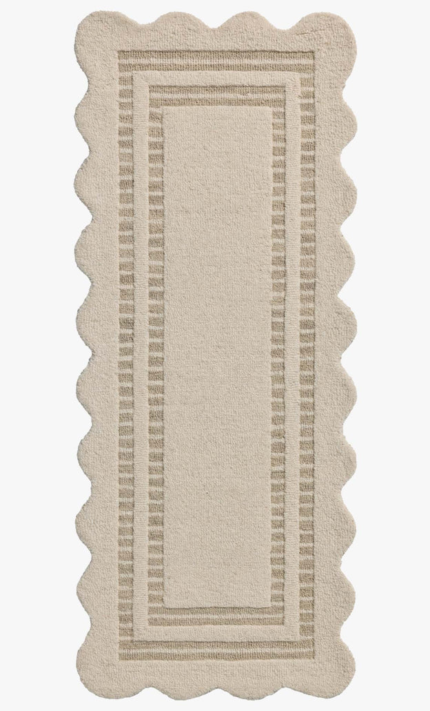 Sloan Rug in Ivory/Grey