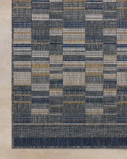 Birch Rug in Denim/Gold