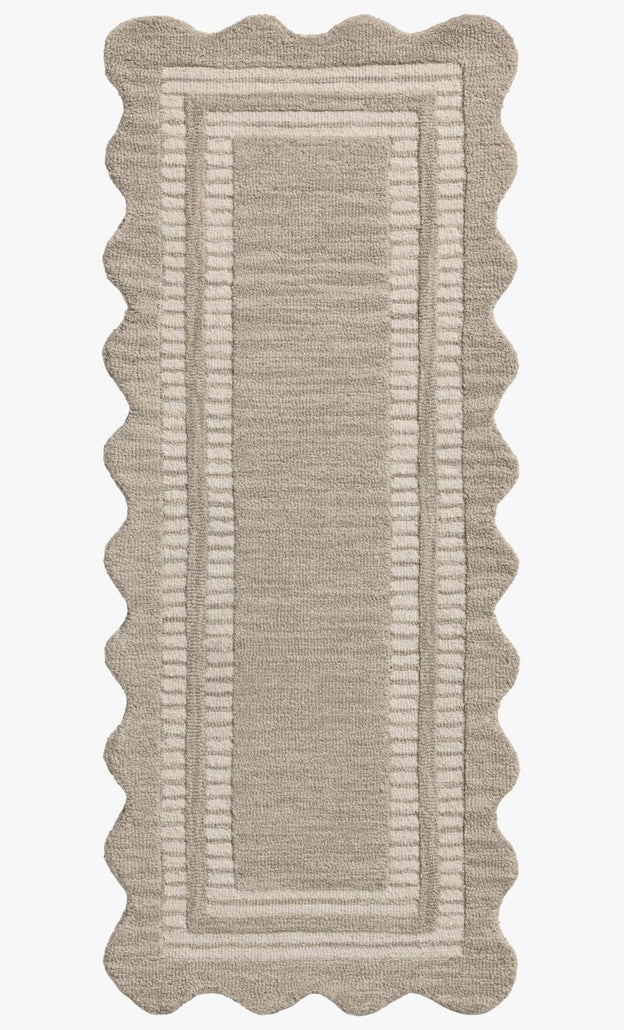 Sloan Rug in Fog/Ivory