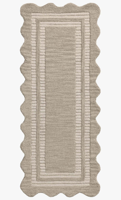 Sloan Rug in Fog/Ivory