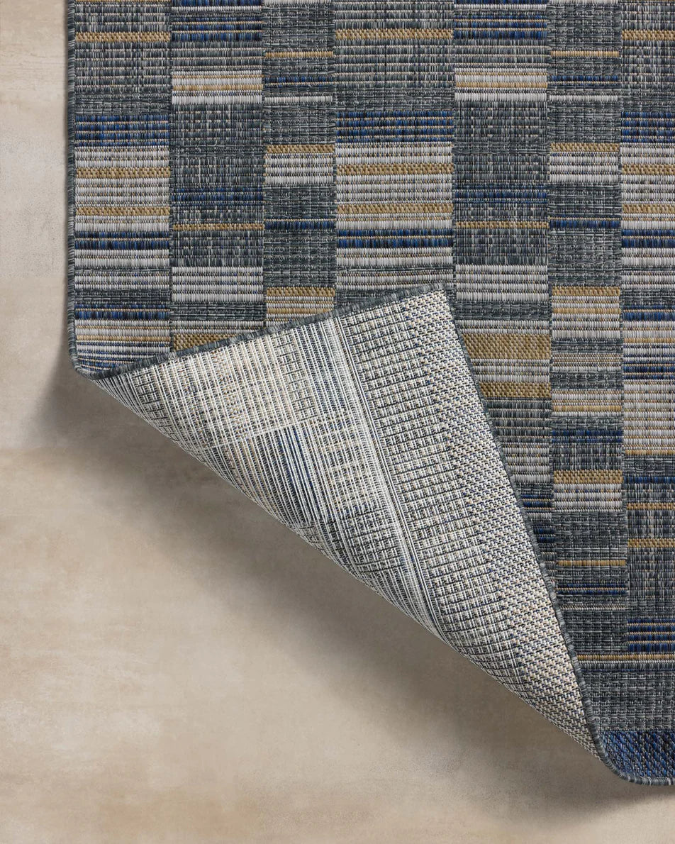 Birch Rug in Denim/Gold