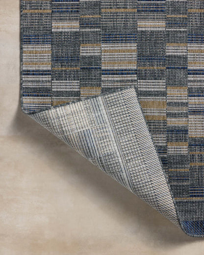 Birch Rug in Denim/Gold