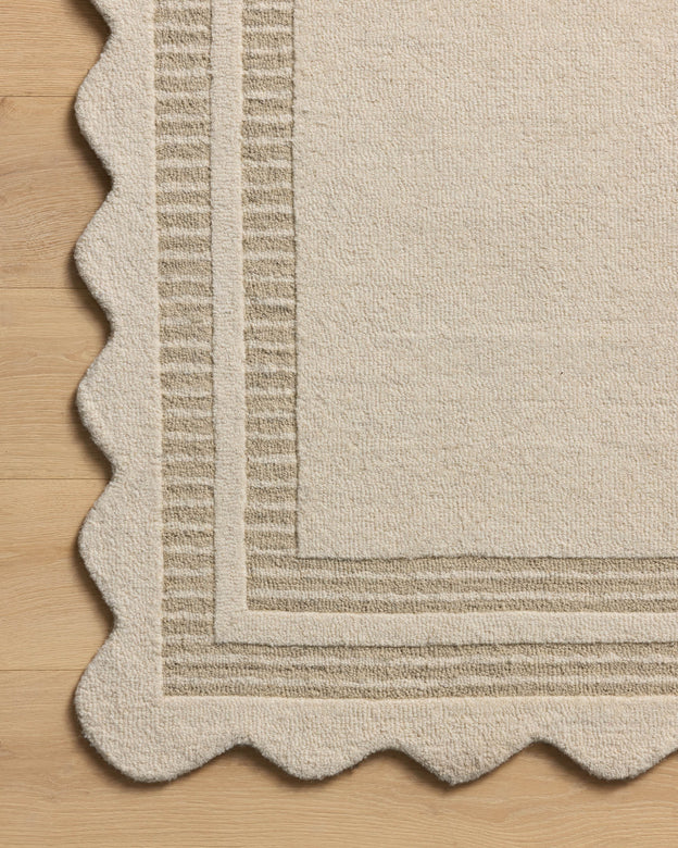 Sloan Rug in Ivory/Grey
