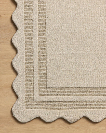 Sloan Rug in Ivory/Grey