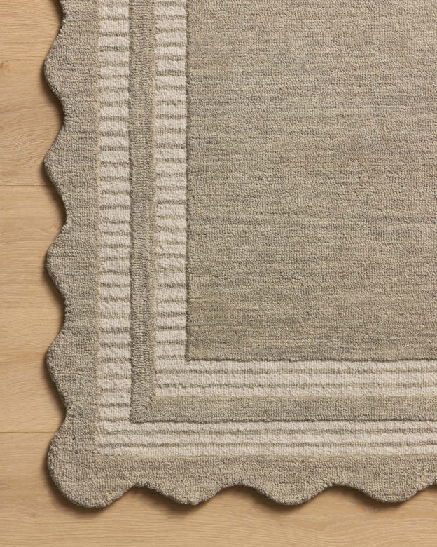 Sloan Rug in Fog/Ivory