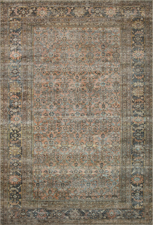 Sandrine Rug in Terracotta/Multi