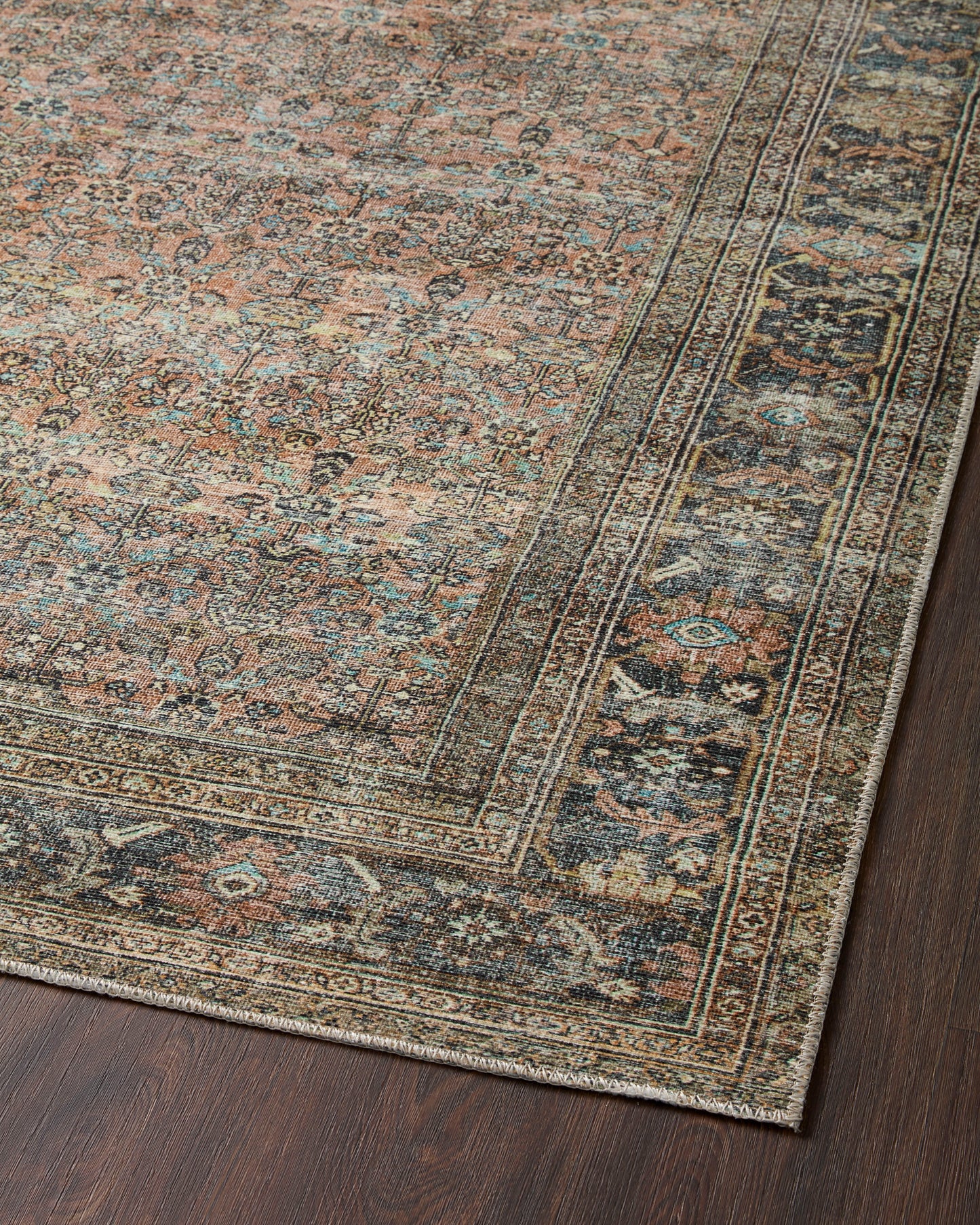 Sandrine Rug in Terracotta/Multi