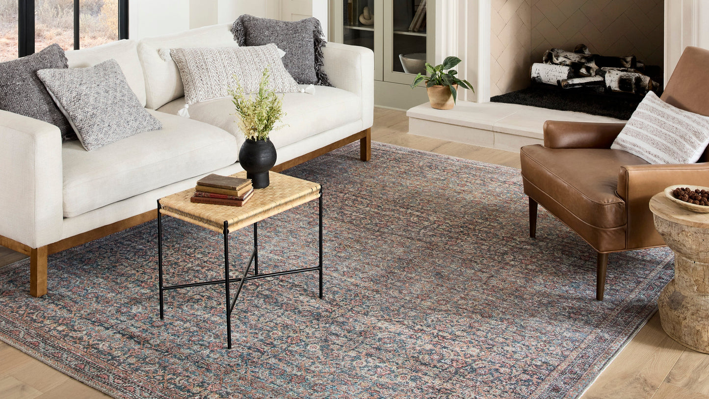 Sandrine Rug in Denim/Multi