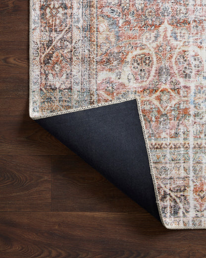 Sandrine Rug in Sunset/Charcoal