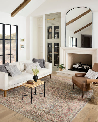 Sandrine Rug in Ocean/Clay