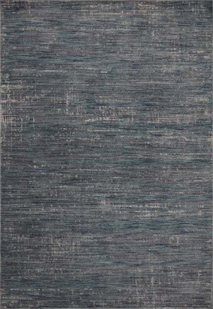 Leighton Rug in Ocean/Grey
