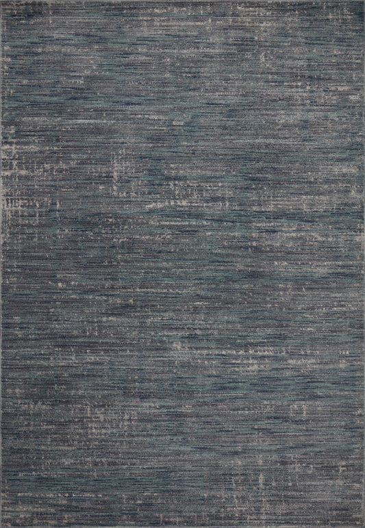Leighton Rug in Ocean/Grey