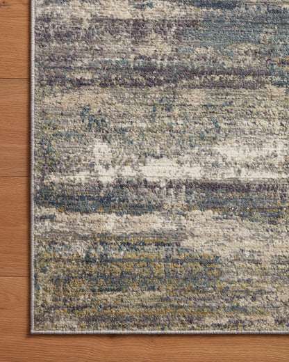 Leighton Rug in Granite/Ocean