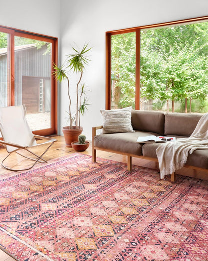 Annette Rug in Magenta/Multi