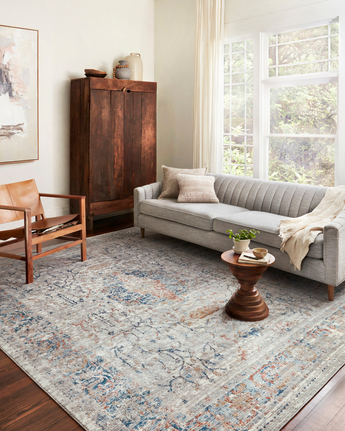 Hazel Rug Hazel Rug in Stone/Multi – Loom & Stone Indonesia