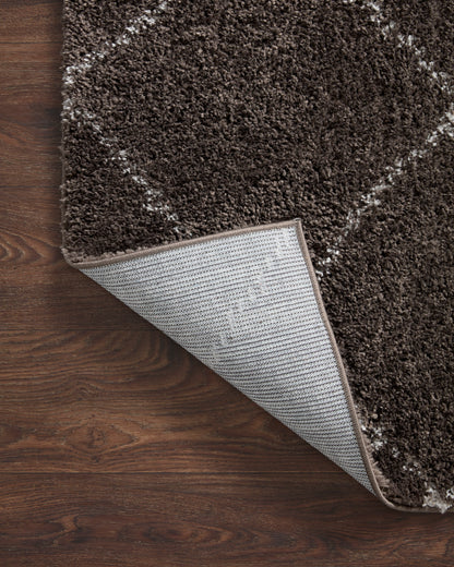 Plume Shag Rug in Bark/Grey