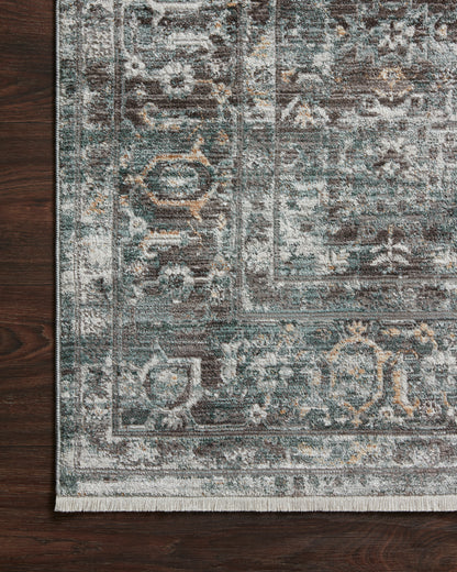 Felicity Rug in Slate/Teal