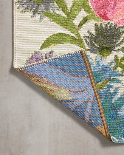 Bouquet Rug in Ivory/Multi