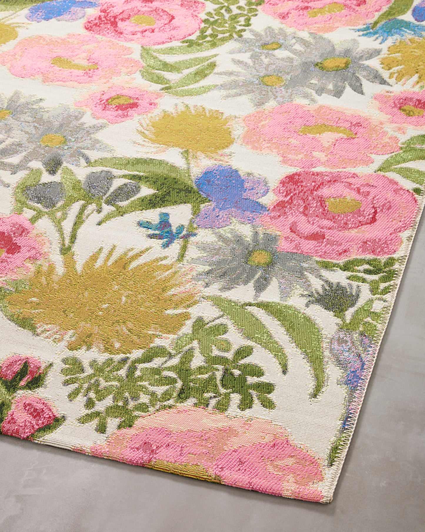 Bouquet Rug in Ivory/Multi