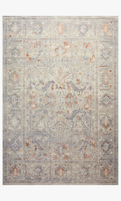 Beatrice Rug in Oatmeal/Lavender