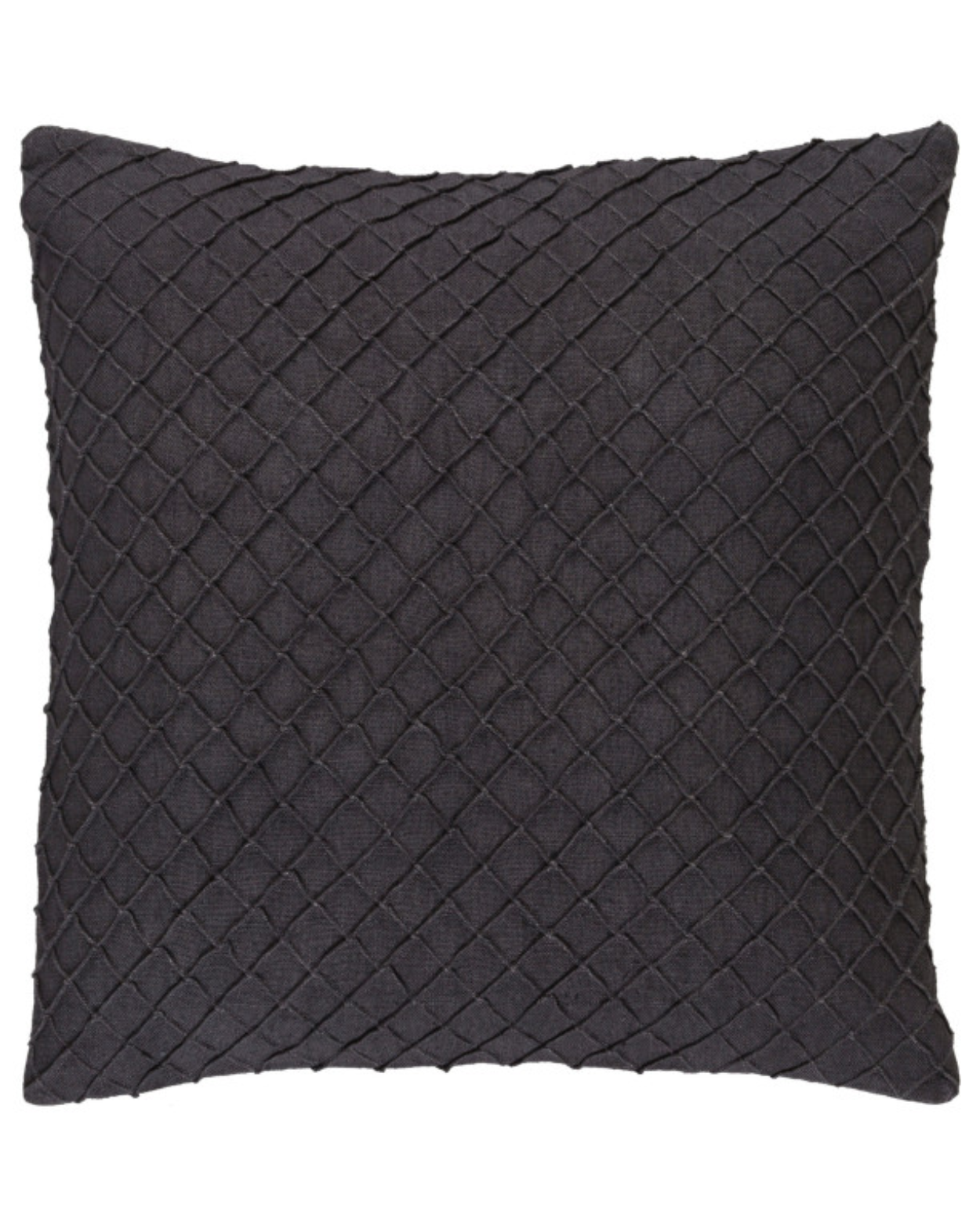 Beverly Diamond Cushion in Charcoal