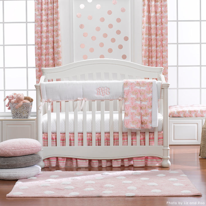 Washable rug in Polkadots Pink