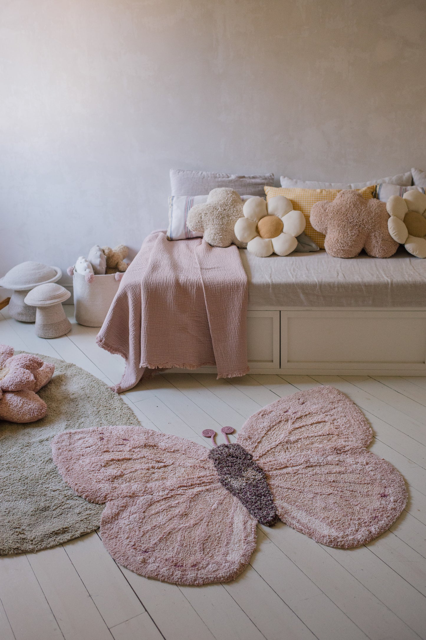 Washable Rug Butterfly