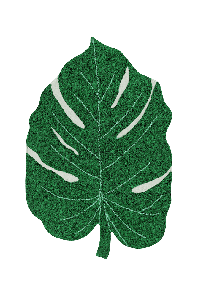 Monstera Leaf Washable Rug