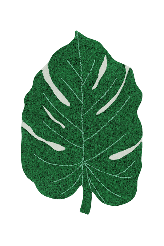 Monstera Leaf Washable Rug